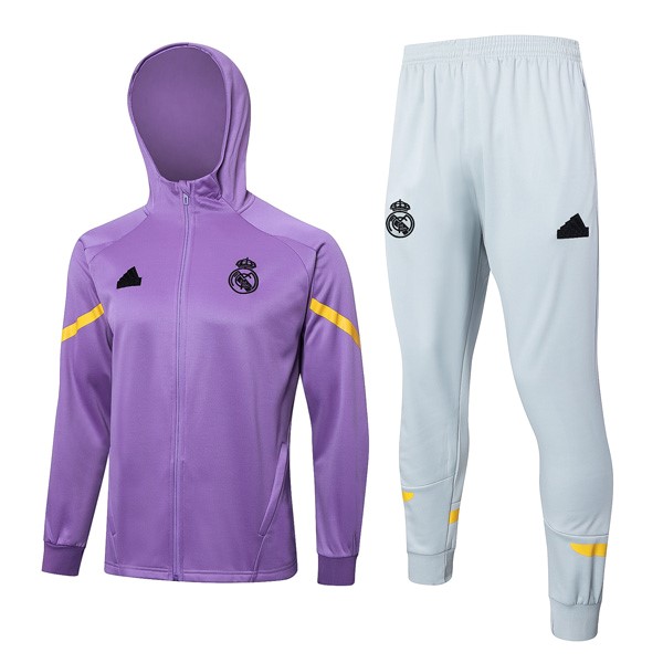 Chandal Con Capucha Real Madrid 2024-25 Purpura 3